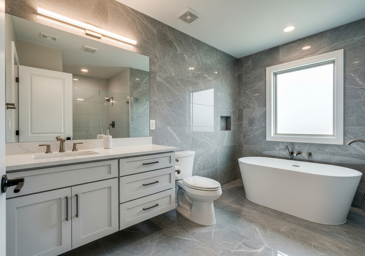 Before bathroom remodeling in Edmond