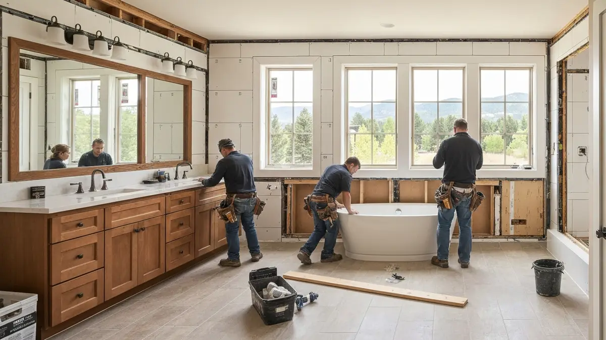 Bathroom service — Full Bathroom Remodel